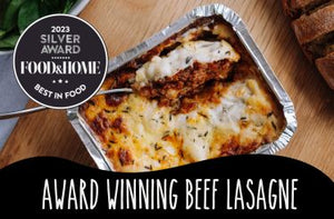 Award Winning Beef Lasagne from our Kitchen