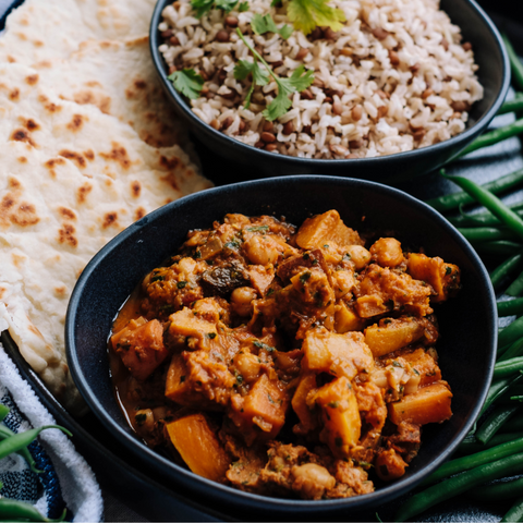 Chickpea & Roasted Veg Korma