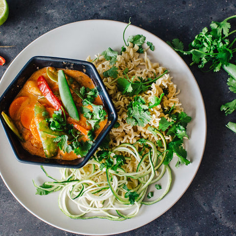 Thai Red Veggie Curry & Basmati Rice Combo 530g