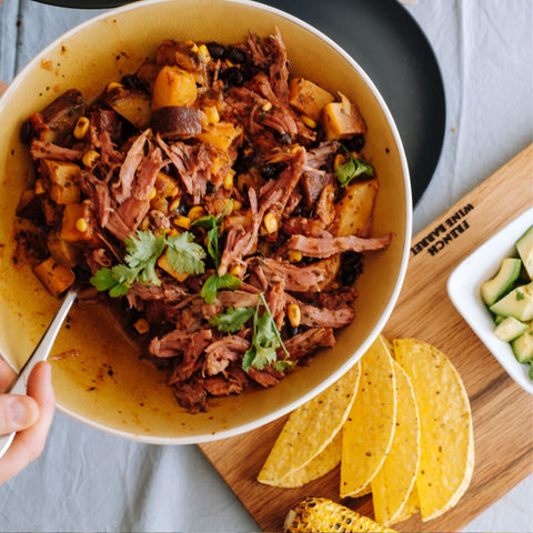 Smoky Mexican Pulled Pork Family